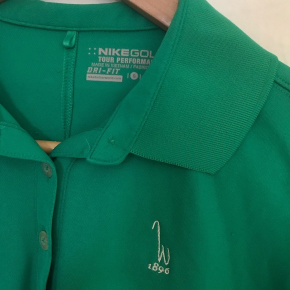 Green Athletic Polo Shirt - Picture 2 of 3